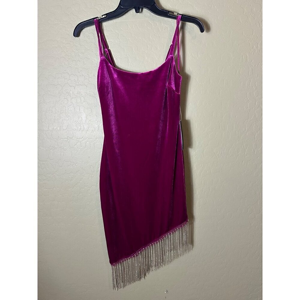 NWT City Vibe Dress Pinkish/Purple Sleeveless Sparkly  Mini Sz  1